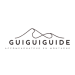 Black Minimalist Mountain Travel Logo